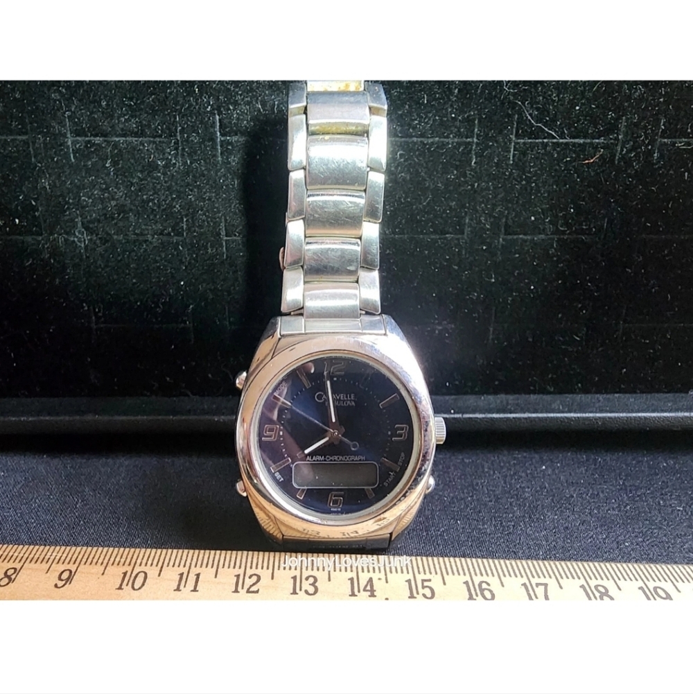 Caravelle By Bulova Chronograph Watch Men's Model# C871548 Works Runs Keeps Time